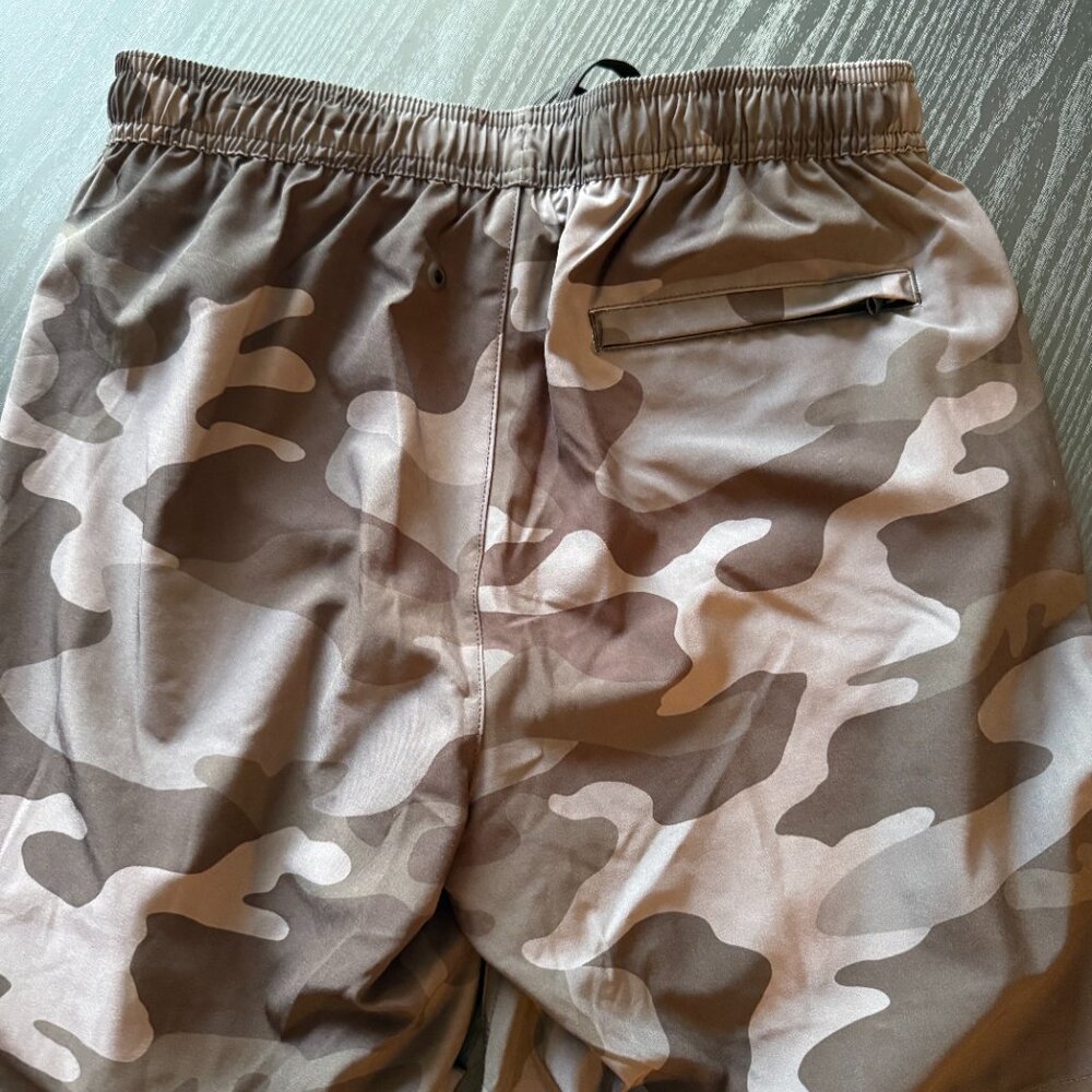 Men's 7 Inch Calvin Klein Swim Trunks - Picture 2 of 5